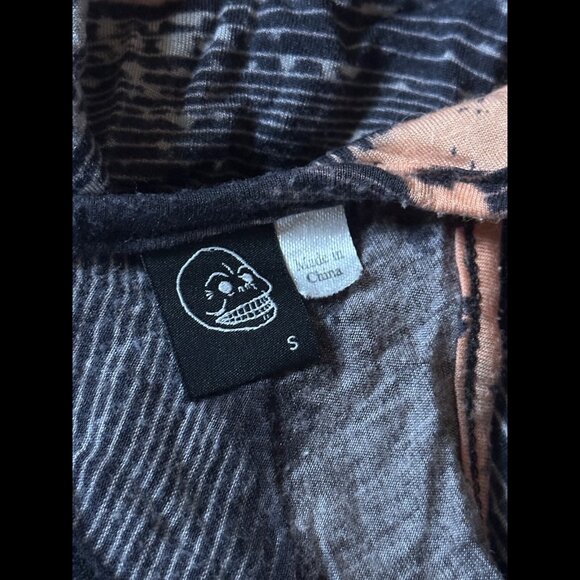 Cheap Monday Tank Top Small Womens Black Shamika Racer Back Abstract Printed - Picture 5 of 7